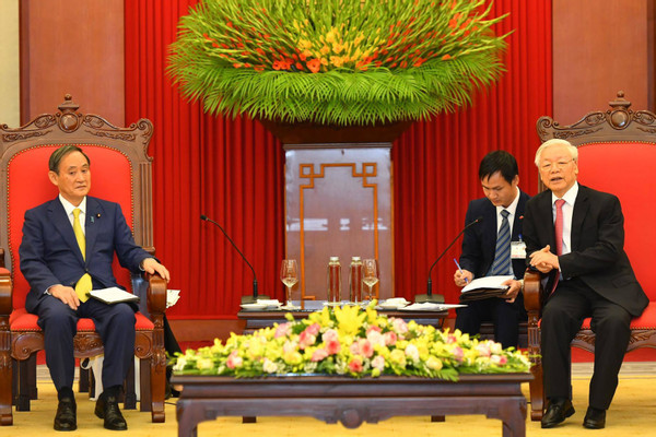 Chủ tịch Chính hiệp Trung Quốc và nguyên Thủ tướng Nhật dự lễ tang Tổng Bí thư