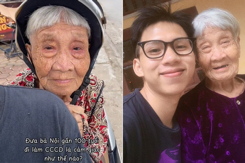 Đi làm căn cước, bà nội 99 tuổi hỏi một câu khiến cháu trai ngậm ngùi