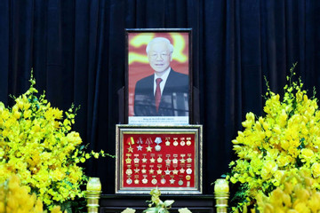 Lời cảm ơn của Ban Lễ tang và gia đình Tổng Bí thư Nguyễn Phú Trọng