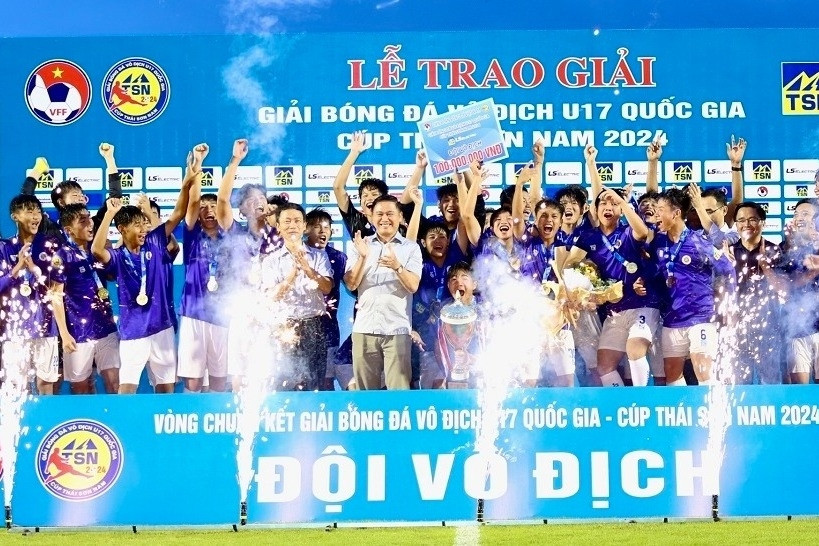 Ghi 2 bàn vào lưới HAGL trong 5 phút, Hà Nội vô địch U17 quốc gia