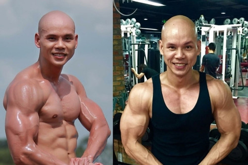 'Anh trai' Phan Đinh Tùng tuổi 49: Body như lực sĩ, hạnh phúc bên vợ kém 12 tuổi