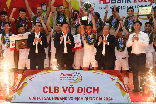 Thái Sơn Nam TPHCM lần thứ 13 vô địch giải futsal VĐQG