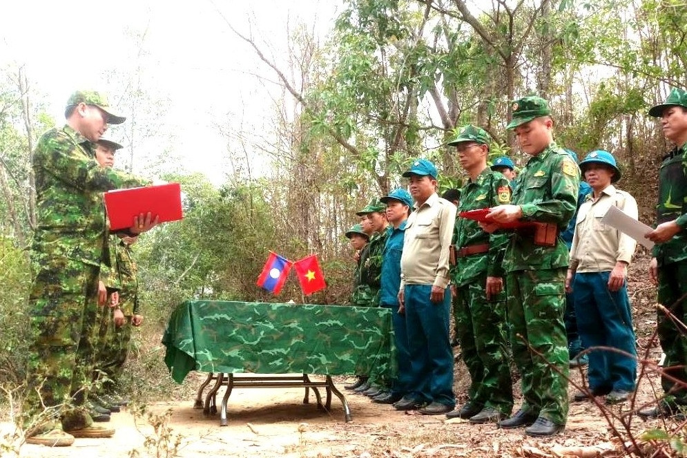 Đồn Biên phòng Mường Mươn (Điện Biên) chung sức xây dựng nông thôn mới