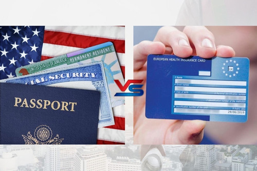 Sức hút của các thẻ xanh Mỹ và châu Âu