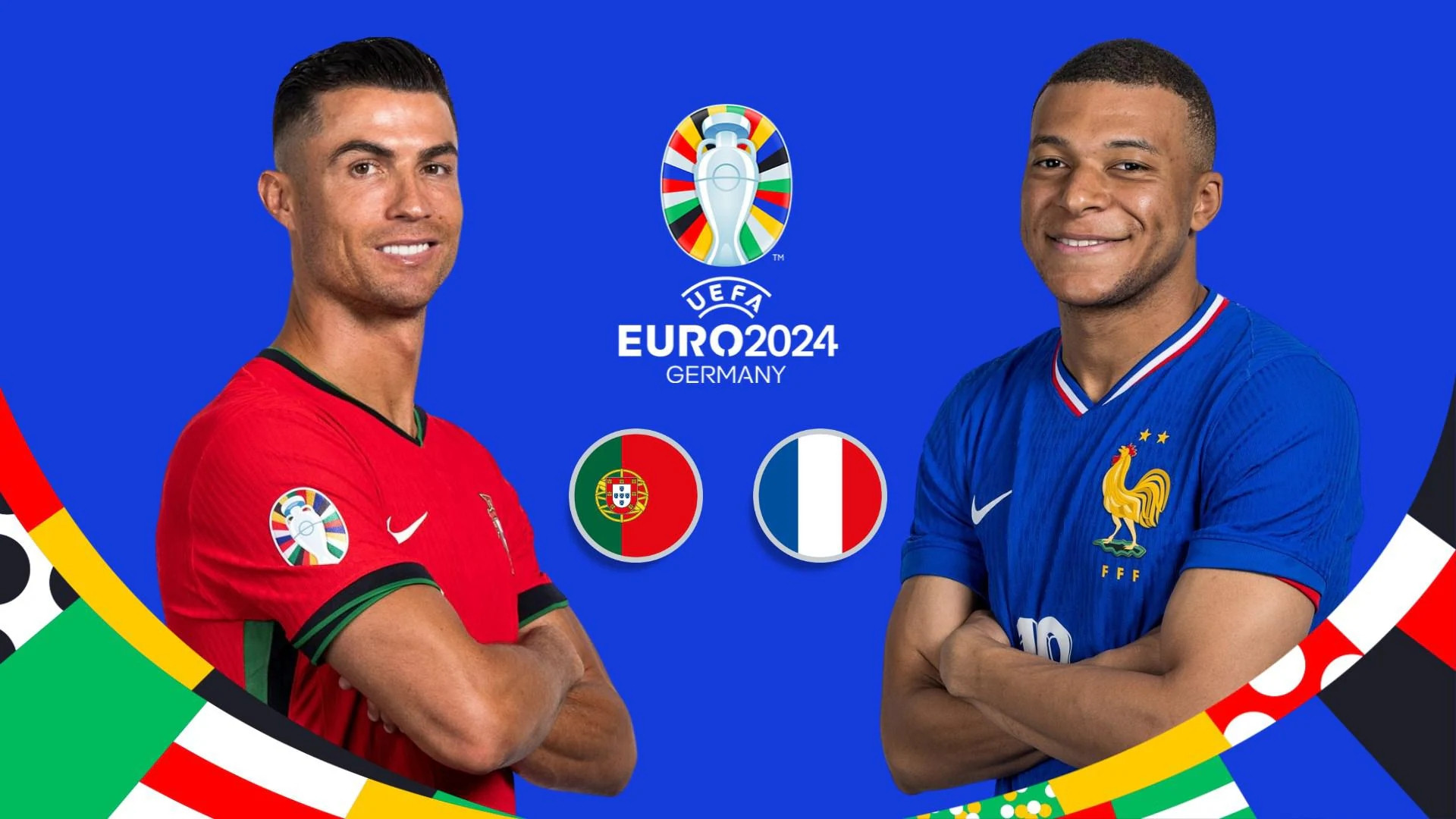 Trực tiếp bóng đá Bồ Đào Nha vs Pháp: Ronaldo đối đầu Mbappe