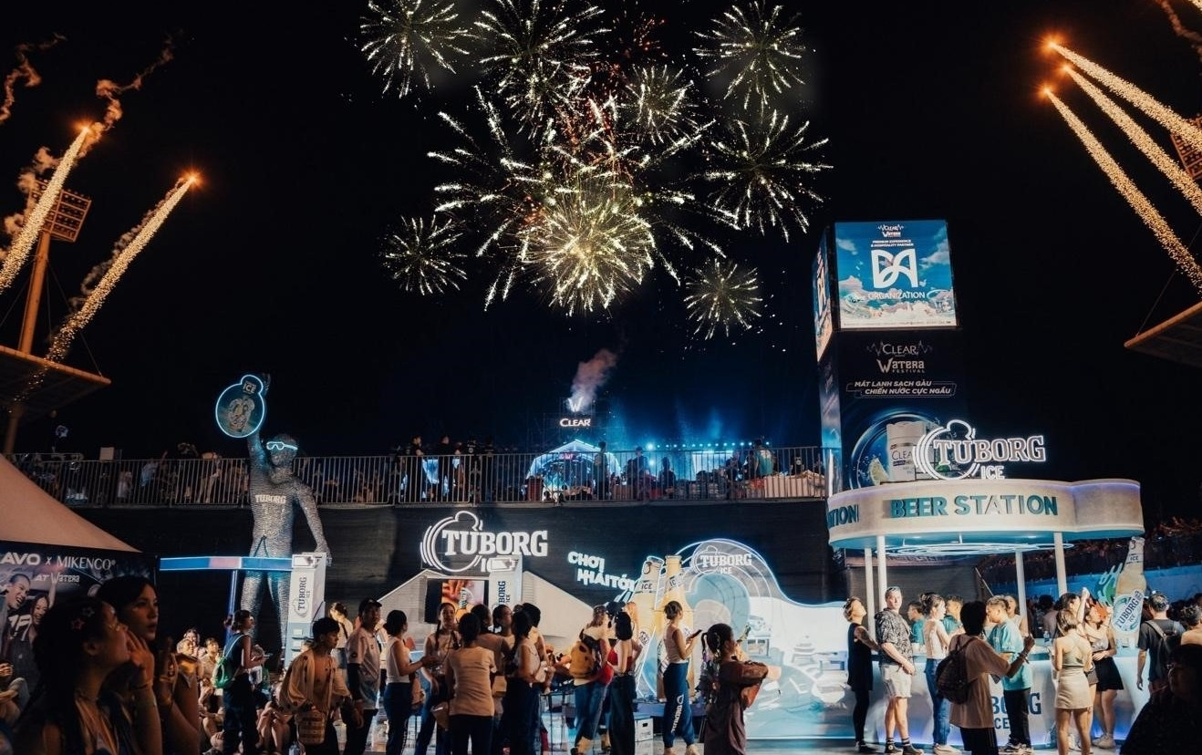 Tuborg Ice tiếp năng lượng khuấy động đại nhạc hội Watera Music Festival