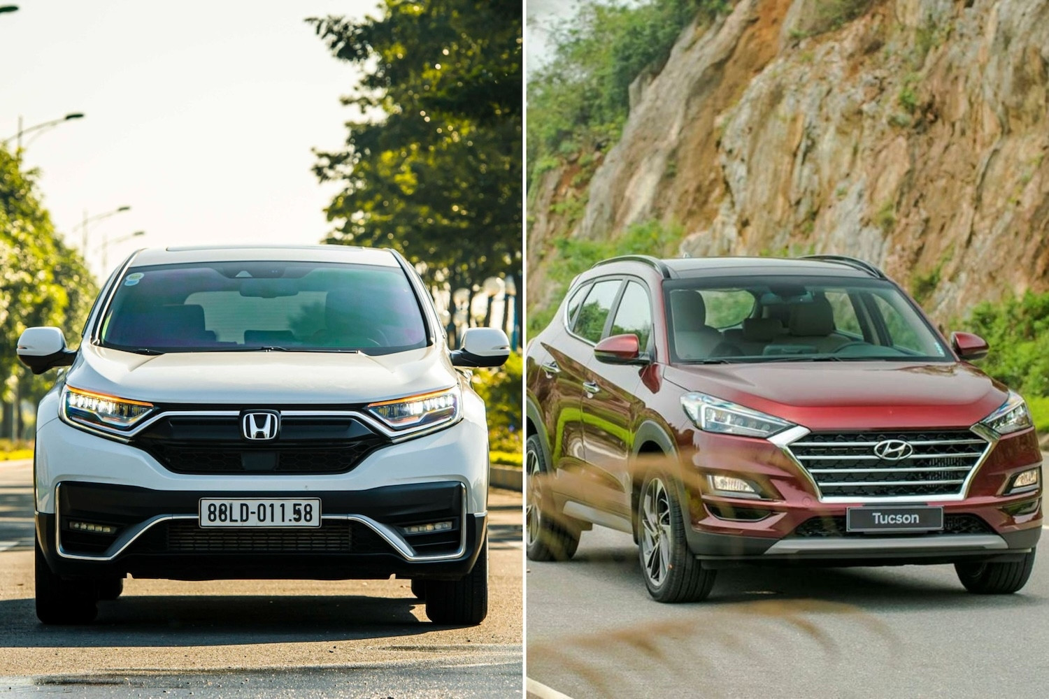 Xe gầm cao giá 750 triệu: Mua Hyundai Tucson hay Honda CR-V cũ sản xuất 2020?