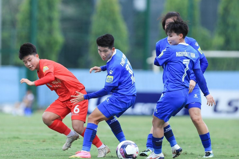 Giải nữ VĐQG 2024: Than KSVN thắng thuyết phục