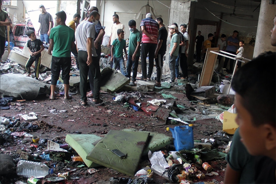 Israel tan cong truong hoc Gaza Anadolu.jpg