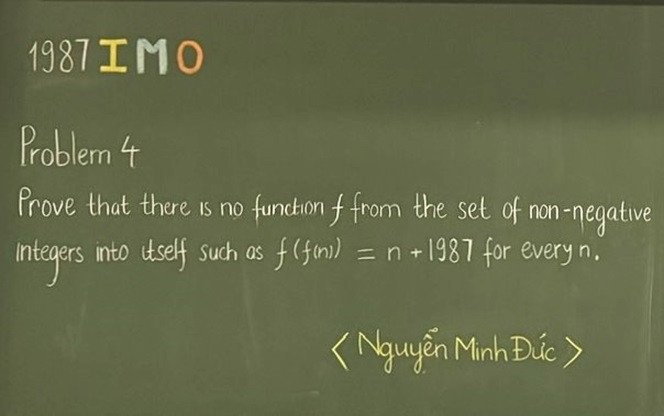 Đóng góp của nhà toán học Việt Nam cho đấu trường quốc tế: Những bài toán kinh điển trong đề thi IMO