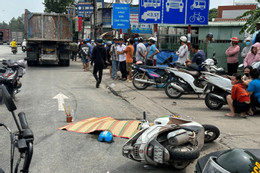 'Ớn lạnh' chạy xe trên đường huyết mạch ở Bình Dương