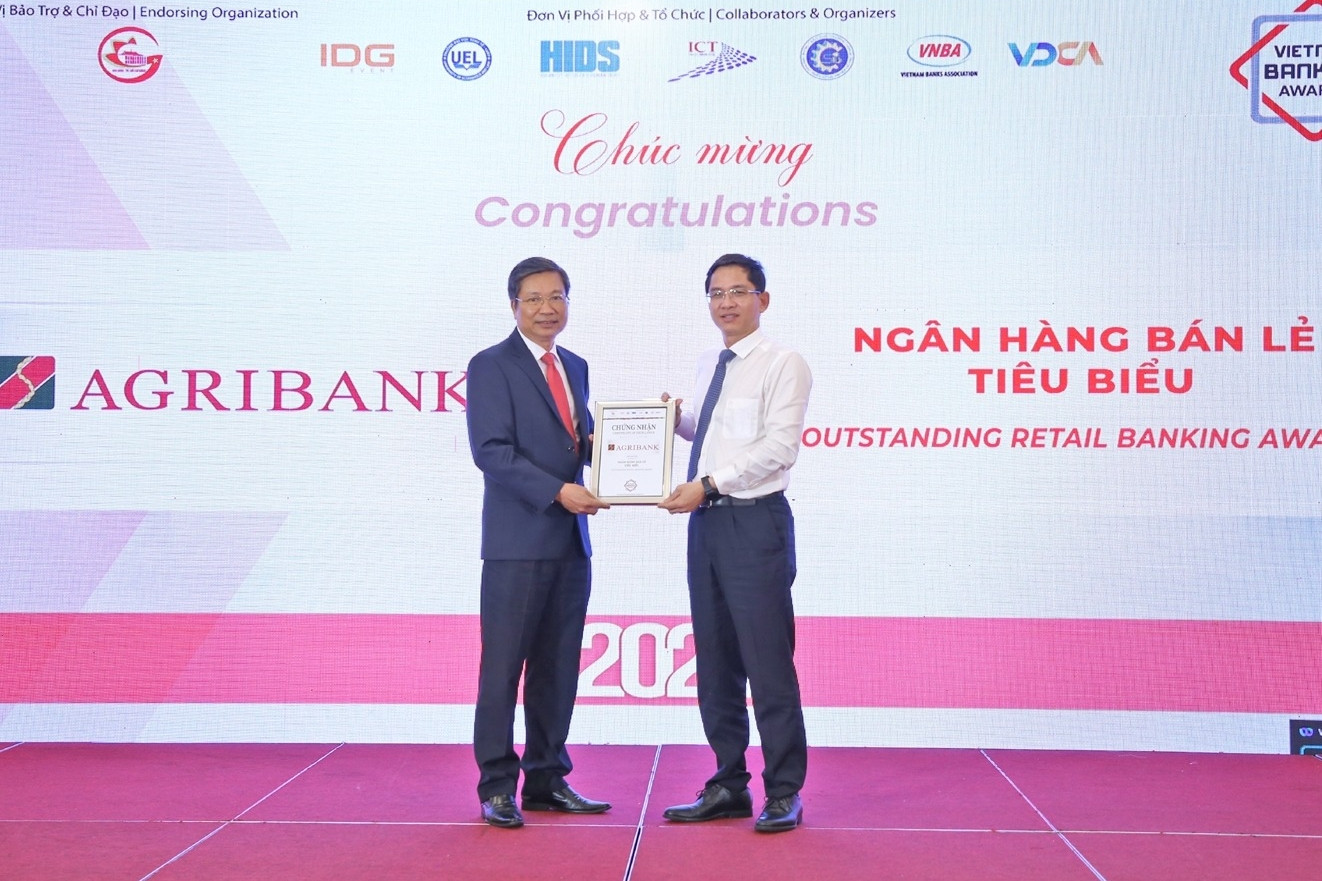 Agribank đạt giải Ngân hàng bán lẻ tiêu biểu 2024