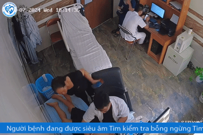 Bác sĩ siêu âm hốt hoảng khi bệnh nhân đột ngột ngừng thở
