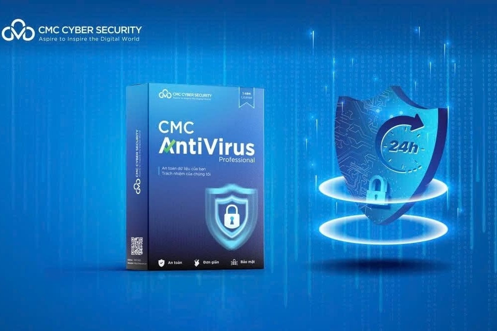 Cập nhật tức thì, CMC AntiVirus giúp bảo vệ dữ liệu người dùng toàn diện