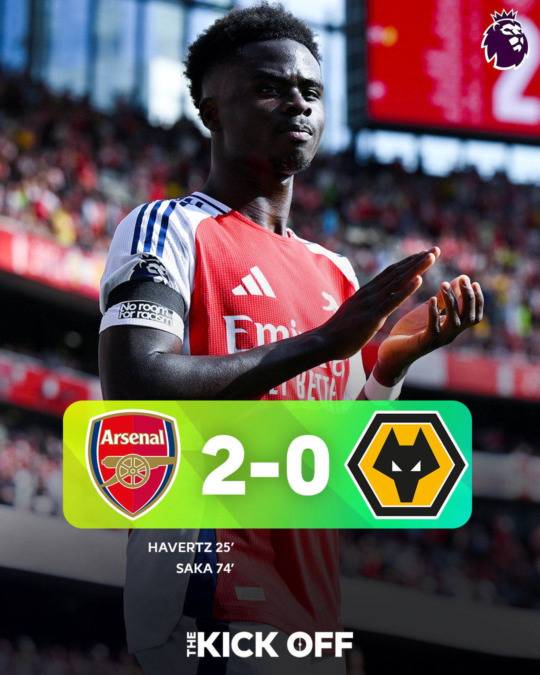 Arsenal 2-0 Wolves