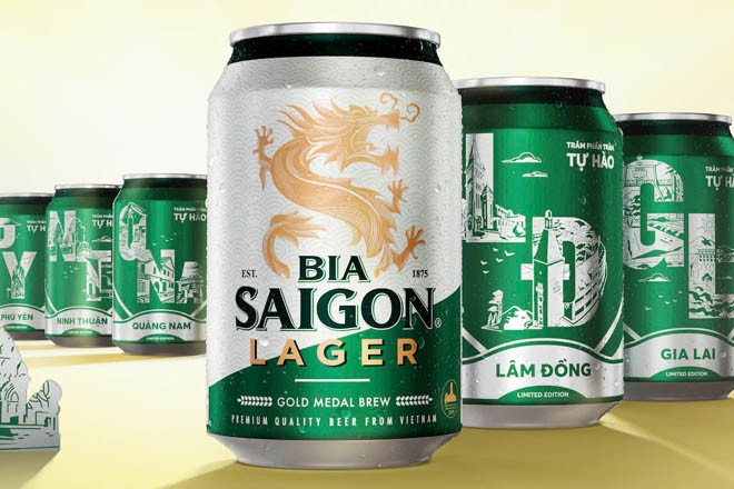 Đặc biệt: Thắng cảnh 13 tỉnh miền Trung trên vỏ lon bia Saigon Lager