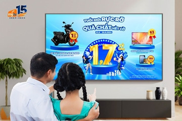 Cơ hội trúng xe máy, TV, máy tính bảng nhân dịp 15 năm MyTV