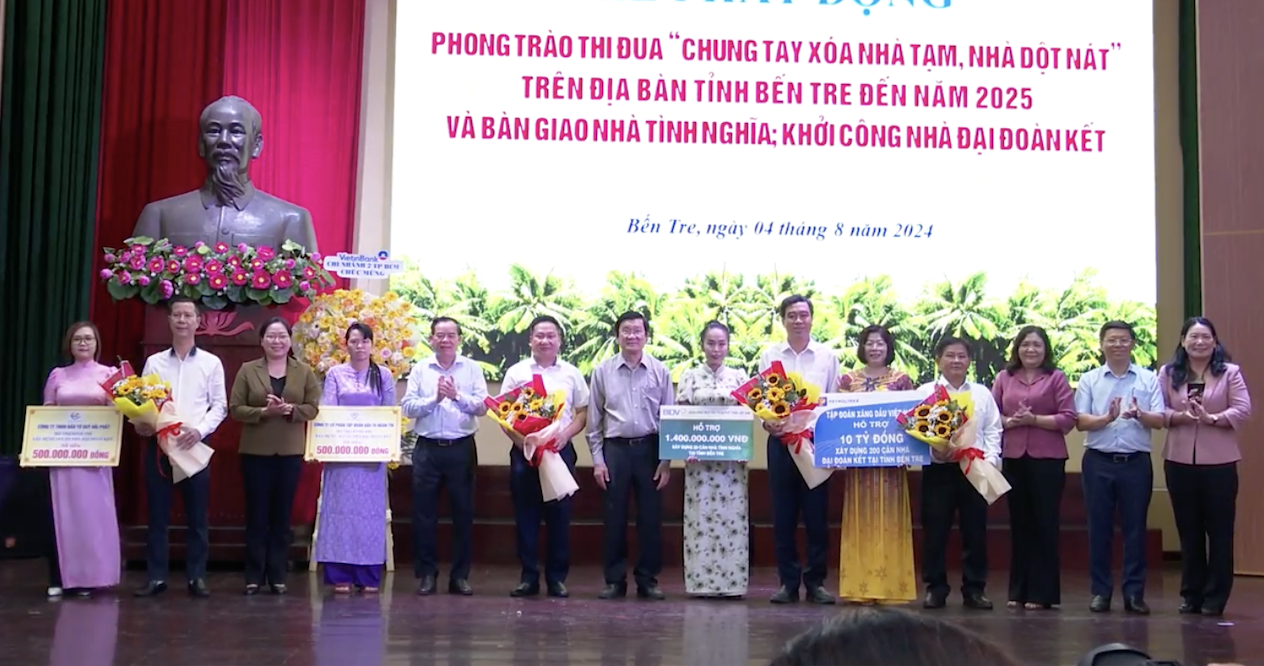 Bến Tre quyết tâm hoàn thành mục tiêu xóa nhà tạm trong năm 2025