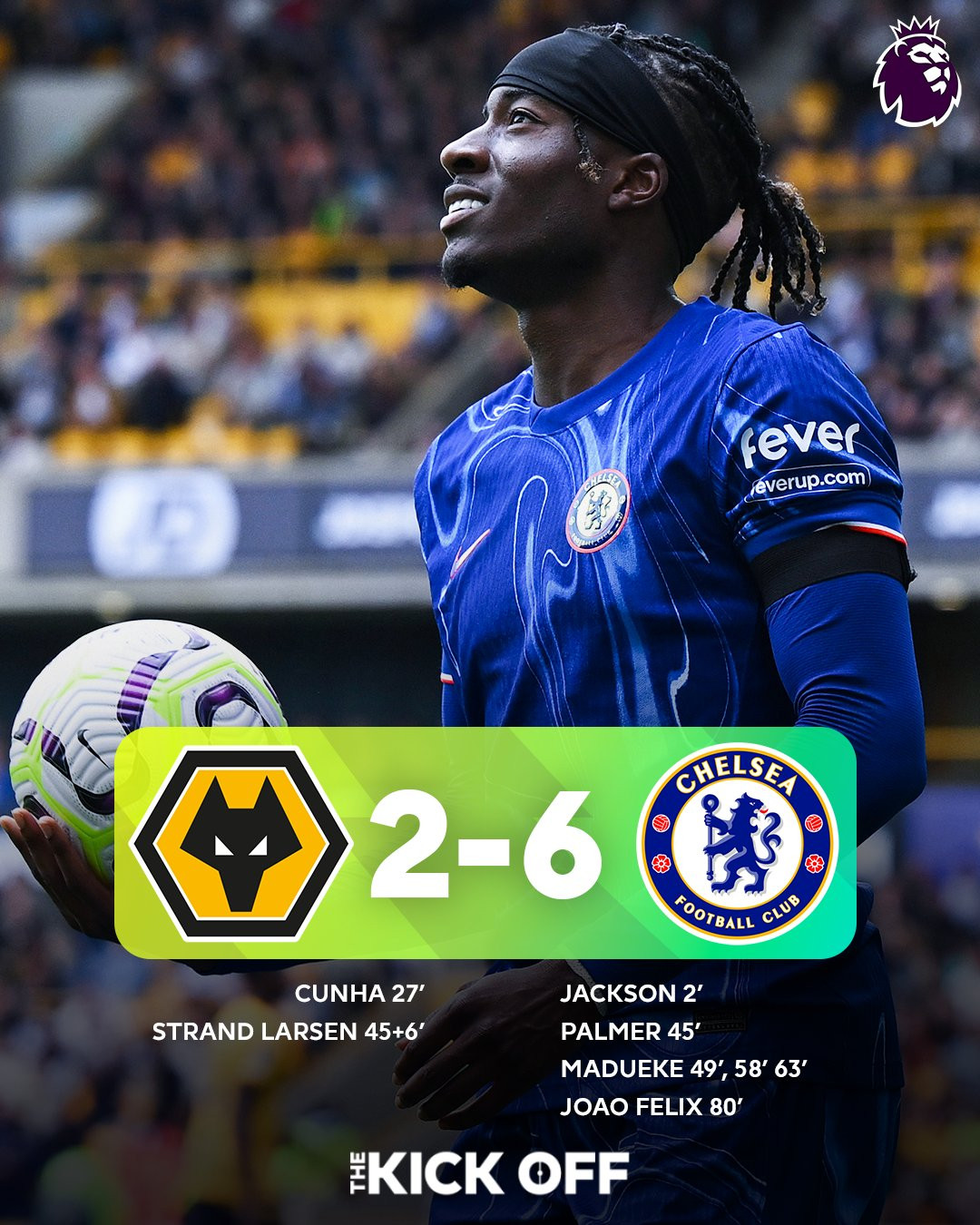 Wolves 2-6 Chelsea