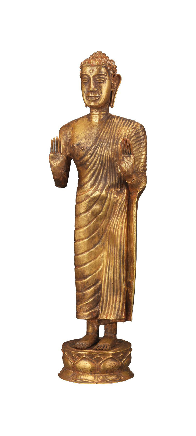 Tượng phật, chất liệu vàng thế kỷ 17   18.jpg