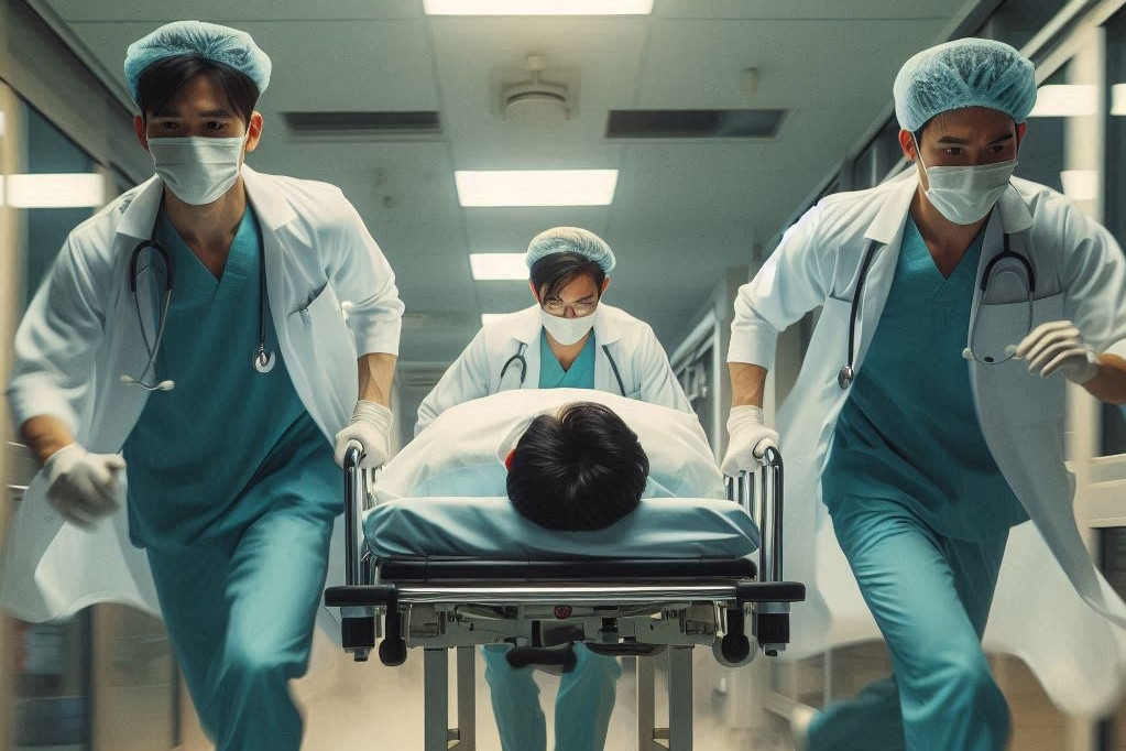 Hai người phải đi cấp cứu vì tai nạn xảy ra ngay trong nhà