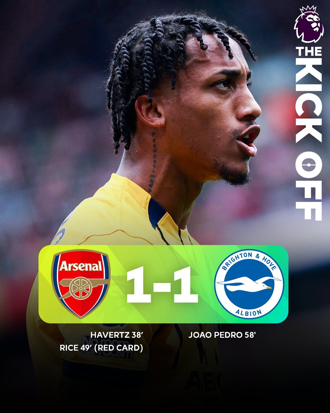 Arsenal hòa hú vía Brighton khi