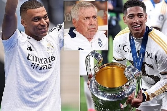Ancelotti giận Bellingham, làm rõ vai trò ở Real khi Mbappe đến