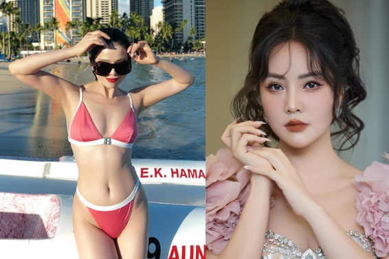BTV Thụy Vân xinh như nàng thơ, Lệ Quyên nóng bỏng với bikini