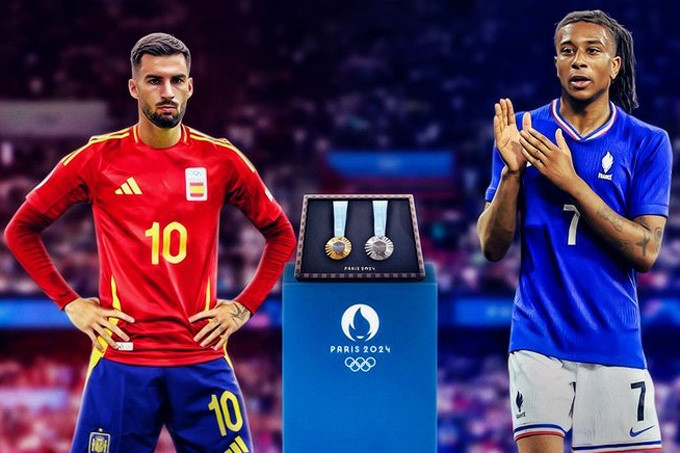 Lịch thi đấu chung kết bóng đá nam Olympic 2024 hôm nay 9/8