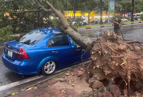 Kinh nghiệm bảo vệ ô tô trước những cơn bão lớn như Yagi