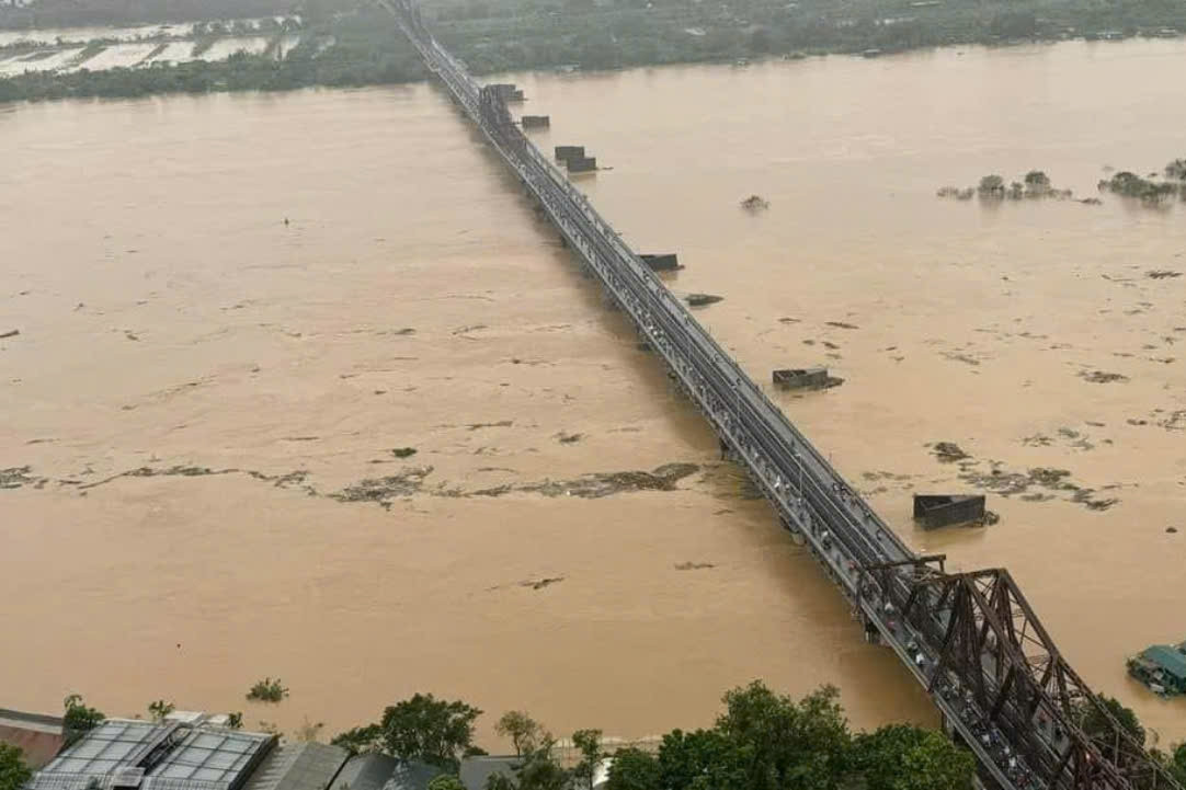Mức lũ trên sông Hồng cập nhật mới nhất