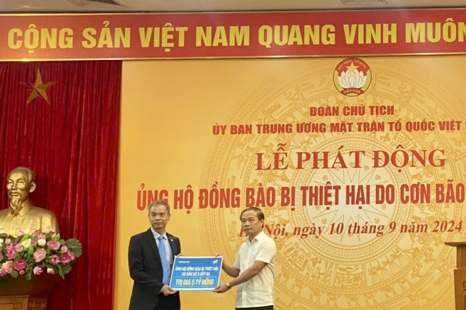 Bảo Việt dành 5 tỷ đồng ủng hộ đồng bào bị thiệt hại do bão số 3