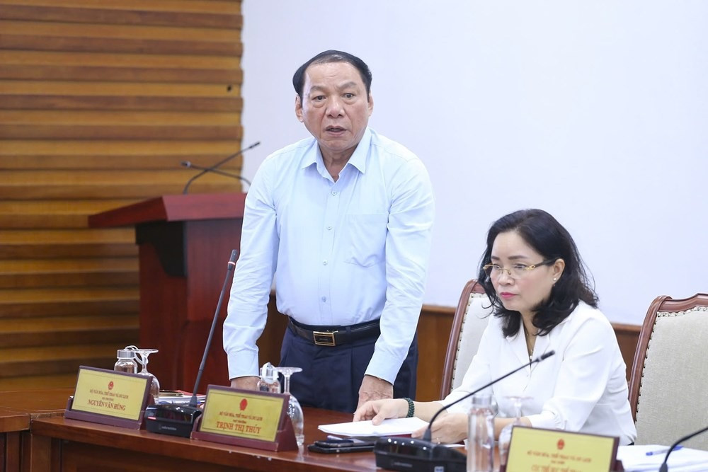 Bộ trưởng Bộ Văn hoá, Thể thao và Du lịch Nguyễn Văn Hùng. Ảnh: Bích Ngọc