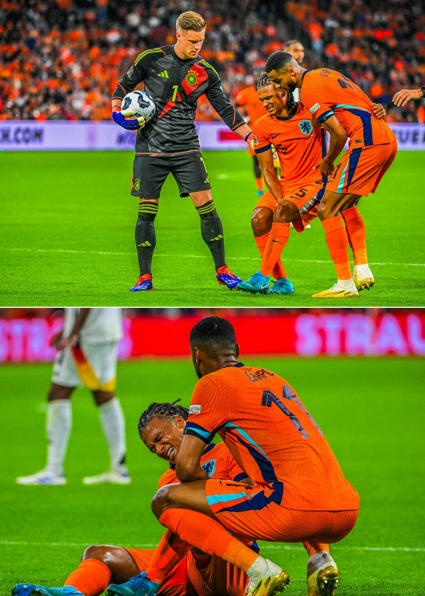 Hà Lan và Đức bất phân thắng bại ở Amsterdam Hà Lan Đức