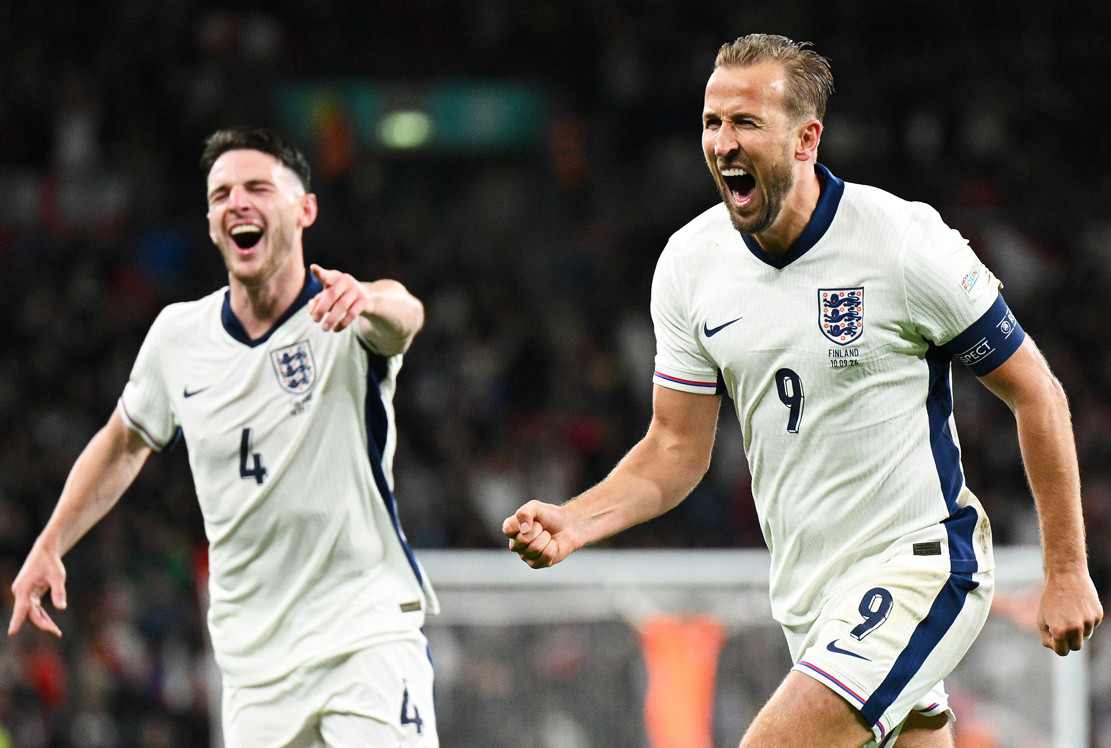 Harry Kane lập cú đúp, tuyển Anh thắng nhọc Phần Lan Tuyển Anh