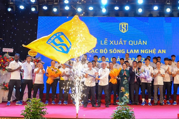 SLNA xuất quân: Quyết không đua trụ hạng V-League