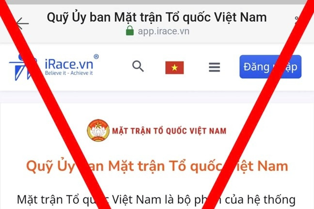 Nhiều trang giả mạo MTTQ Việt Nam để huy động tiền ủng hộ đồng bào bị bão lũ