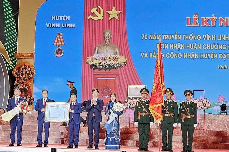 Vĩnh Linh (Quảng Trị) đạt chuẩn huyện nông thôn mới