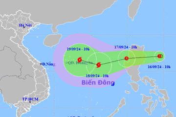 Xuất hiện áp thấp nhiệt đới gần Biển Đông, dự báo mạnh thành bão