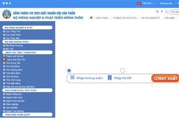 Địa chỉ checkvn.mard.gov.vn đã có hơn 10 tỉnh tham gia kết nối