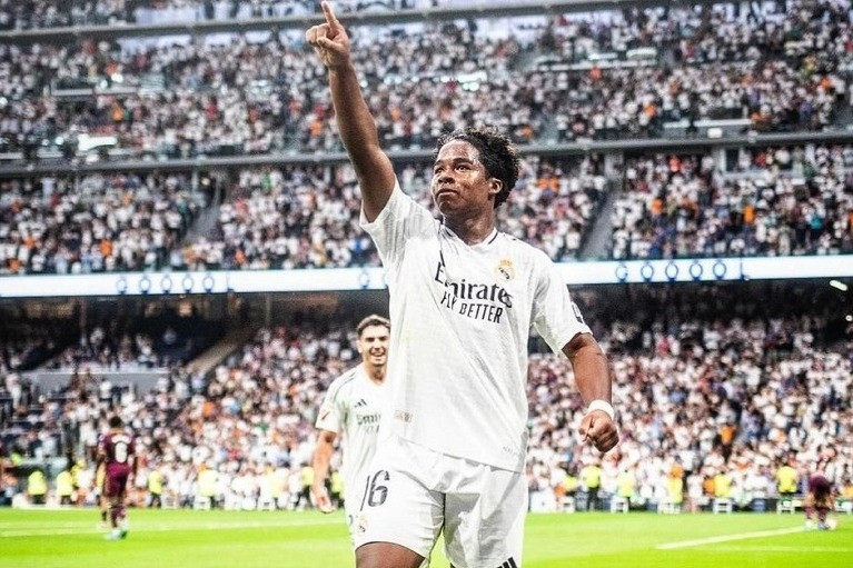 Endrick viết sử Cúp C1 với Real Madrid, HLV Ancelotti nói đúng 3 từ