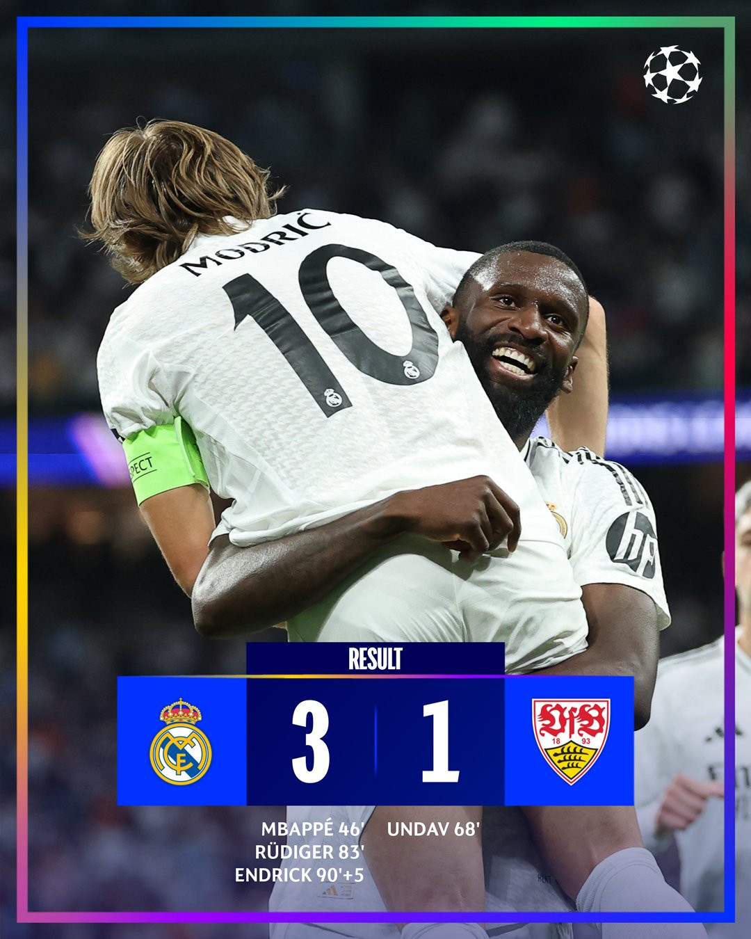 Mbappe và Endrick lập công, Real Madrid thắng nghẹt thở Stuttgart Real Madrid