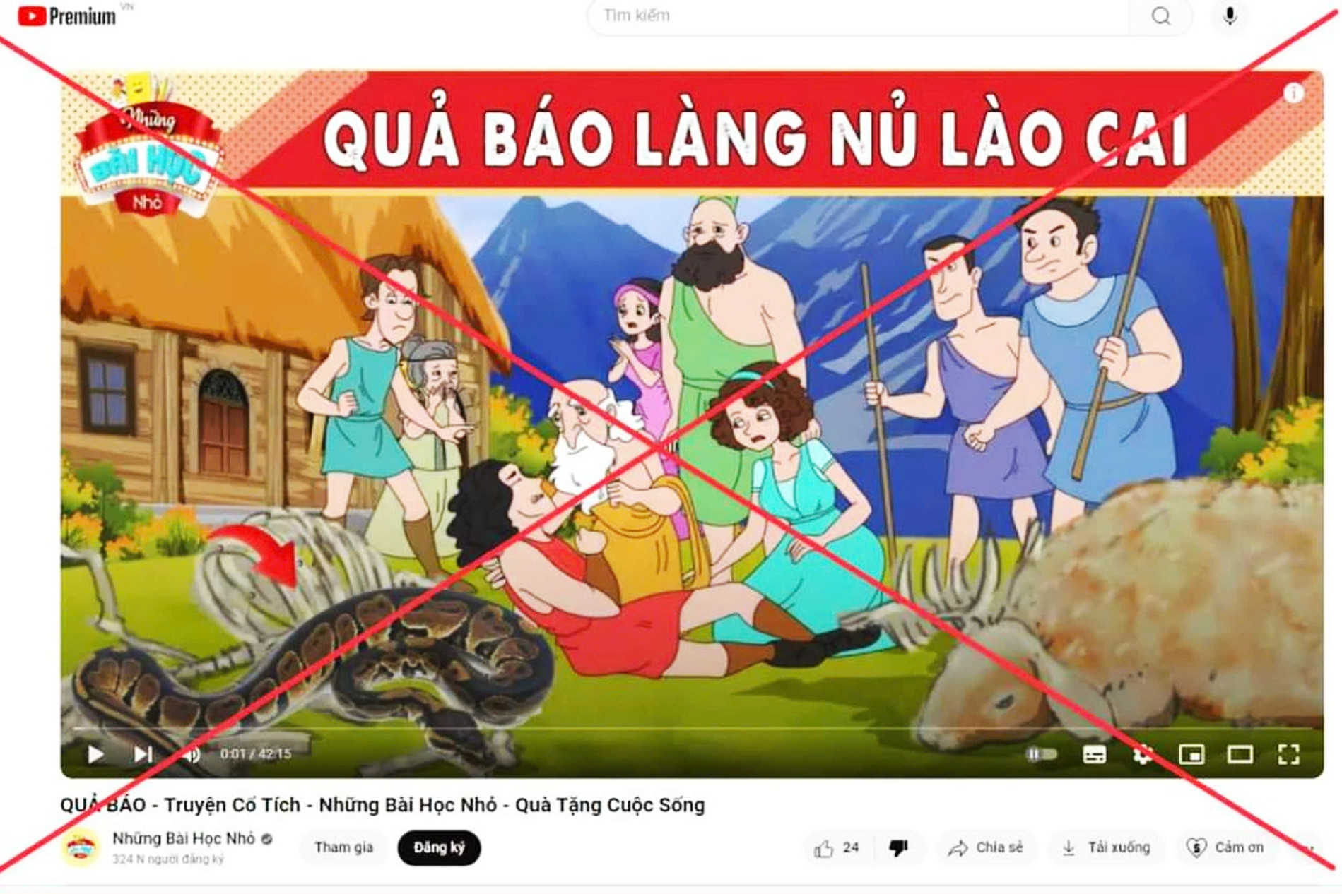 Xác minh, xử lý chủ kênh YouTube dùng Làng Nủ để giật tít câu view