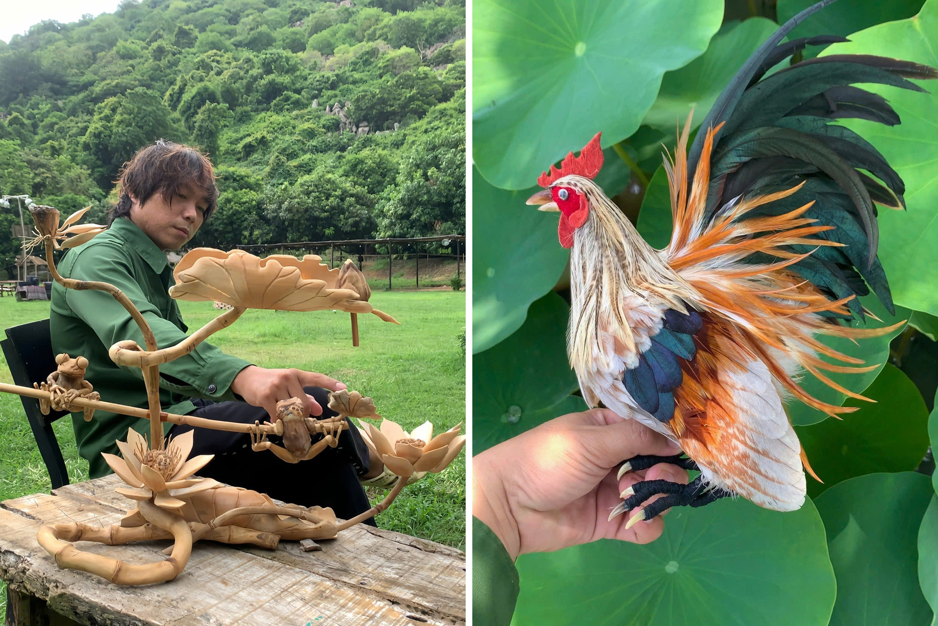 'Chú Cuội' Tây Ninh biến tre, trúc thành đồ trang trí đẹp, chân thực đến khó tin