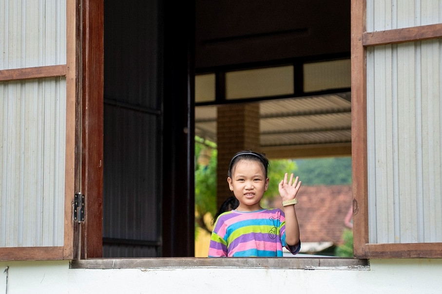 Bình yên những ngôi nhà phao giữa ngày nước dâng ở 'rốn lũ' Tân Hoá