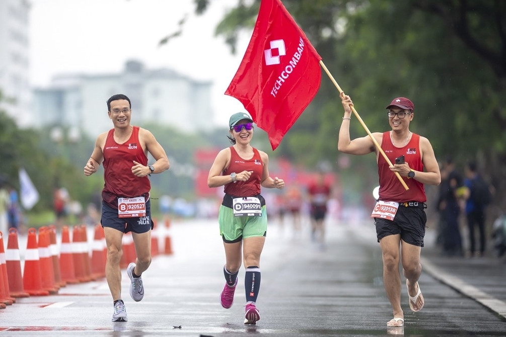 Giải Marathon Quốc tế Hà Nội Techcombank 2024: Tinh thần thể thao tỏa sáng