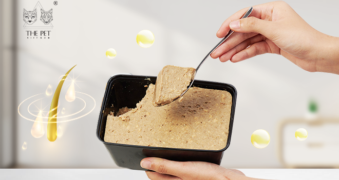 The Pet Vietnam - Pate tươi cá, gà dành riêng chó mèo bị rụng lông