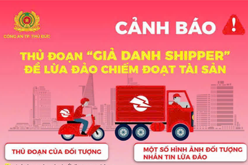 Cảnh báo giả danh shipper chiếm đoạt tài sản người mua hàng