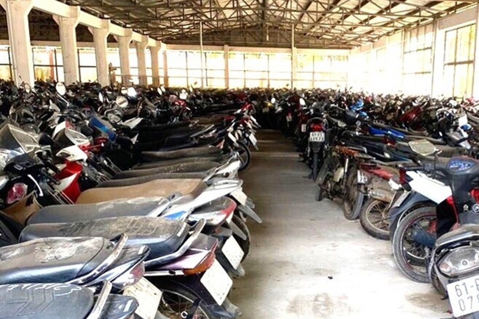 Hơn 2.000 xe máy sắp đấu giá: Honda Dream, Wave..., khởi điểm 700 nghìn/xe