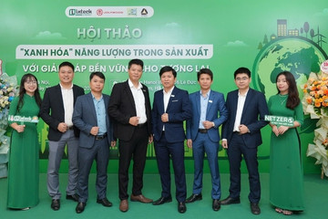 Doanh nghiệp cập nhật xu hướng ‘xanh hóa’ năng lượng trong sản xuất